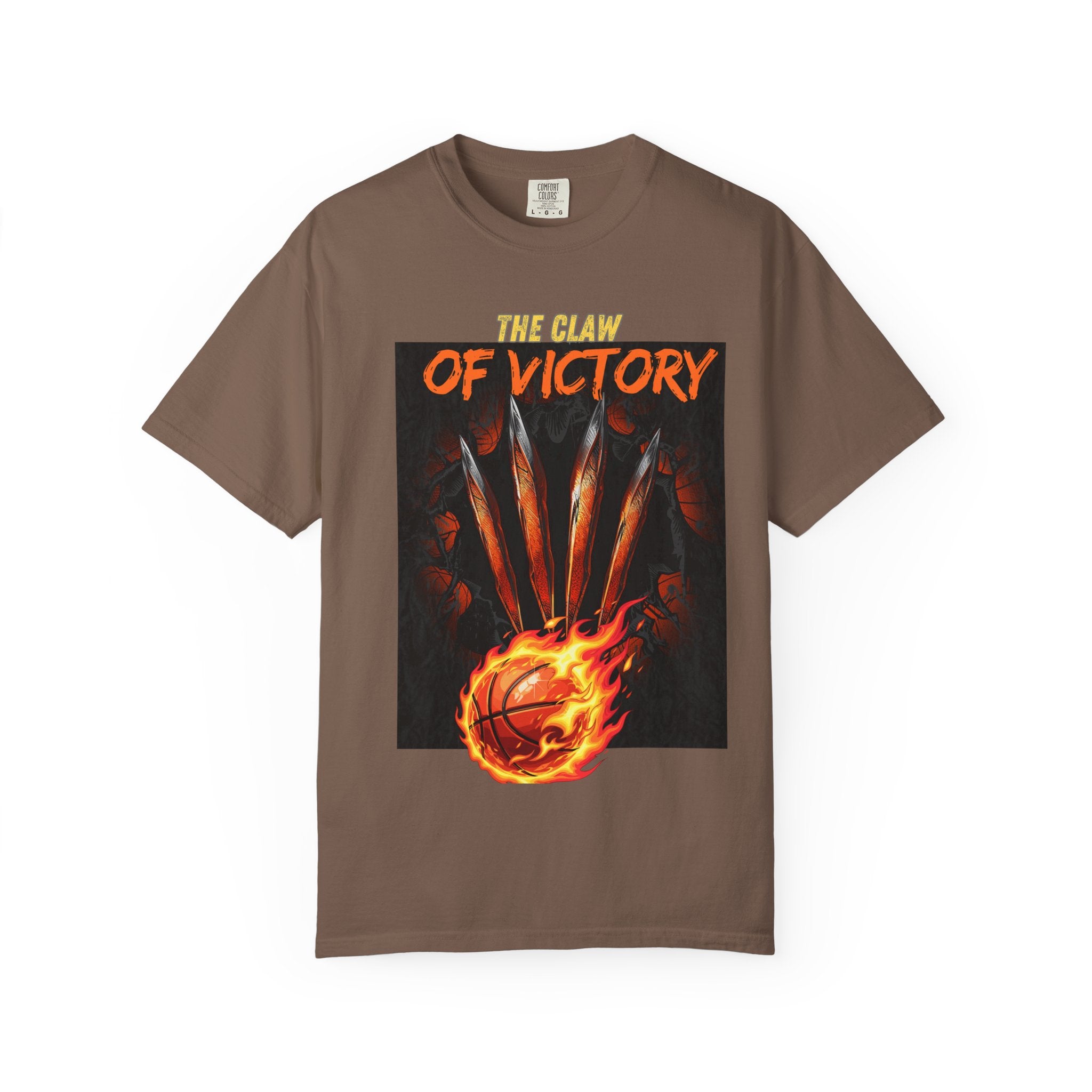 The Claw of Victory – Fierce Basketball Power DesignVictory Basketball Graphic T-Shirt