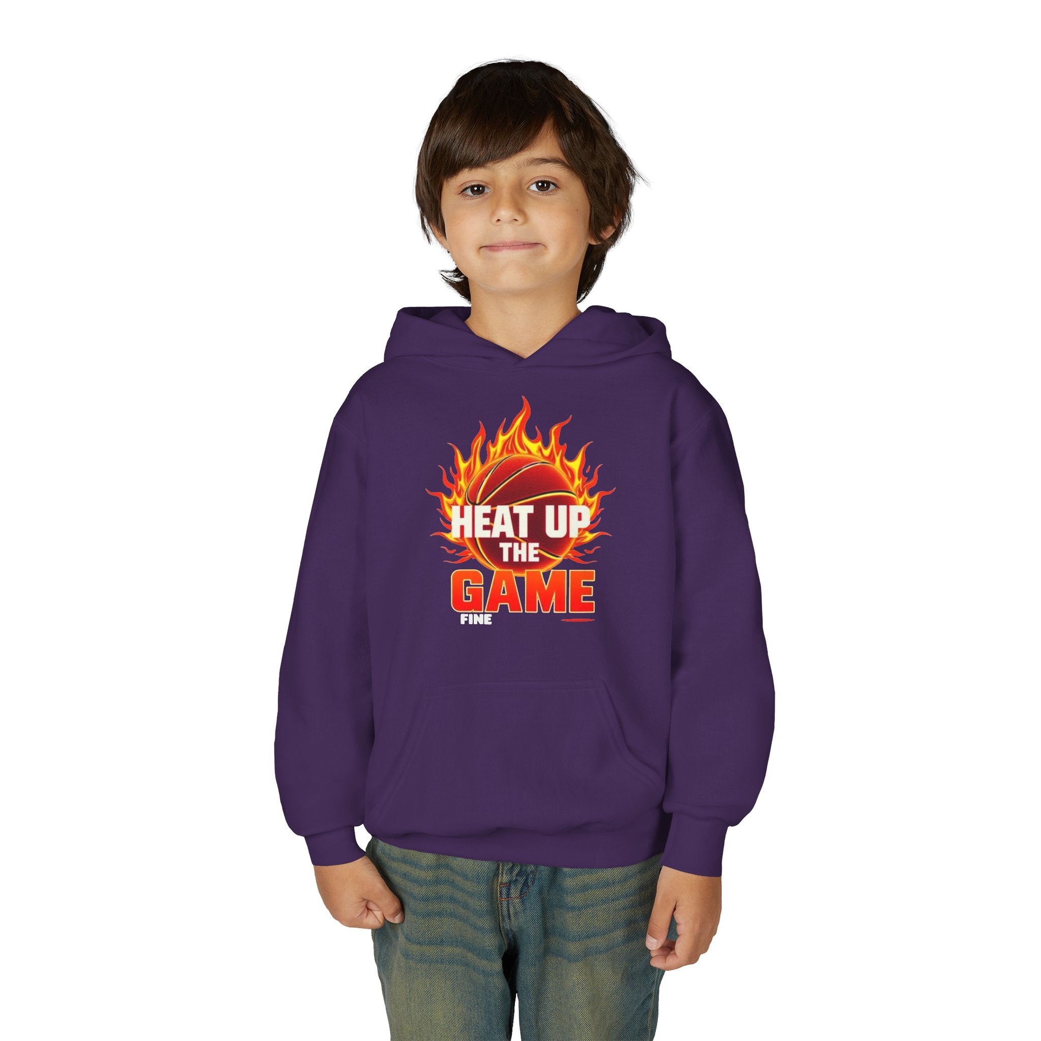 Youth Basketball Hoodie - Heat Up the Game