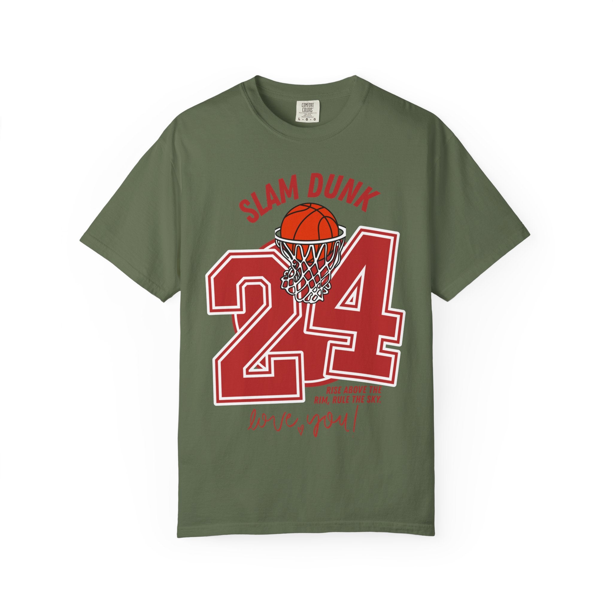 Slam Dunk Basketball T-Shirt – Unisex Garment-Dyed Tee