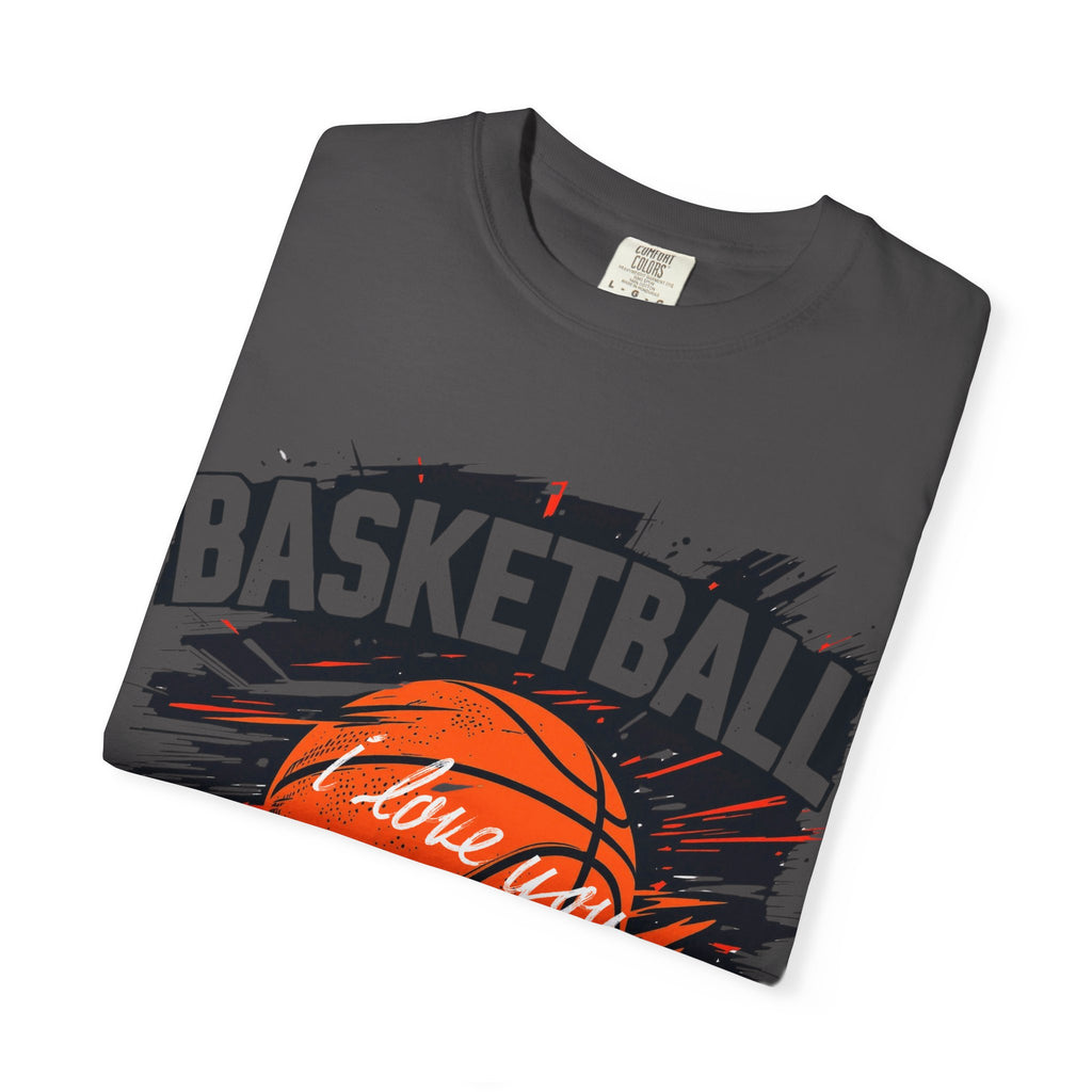 Basketball Love Unisex Garment-Dyed T-Shirt