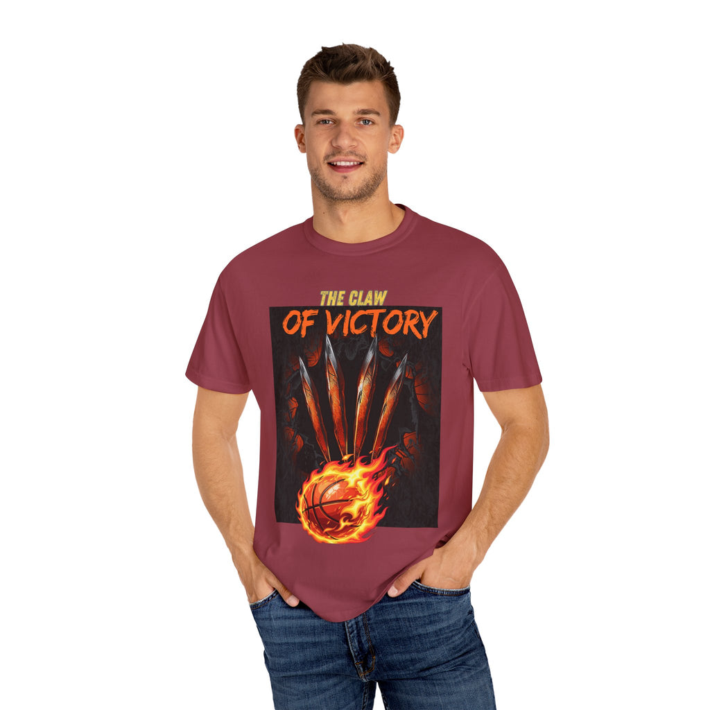 The Claw of Victory – Fierce Basketball Power DesignVictory Basketball Graphic T-Shirt