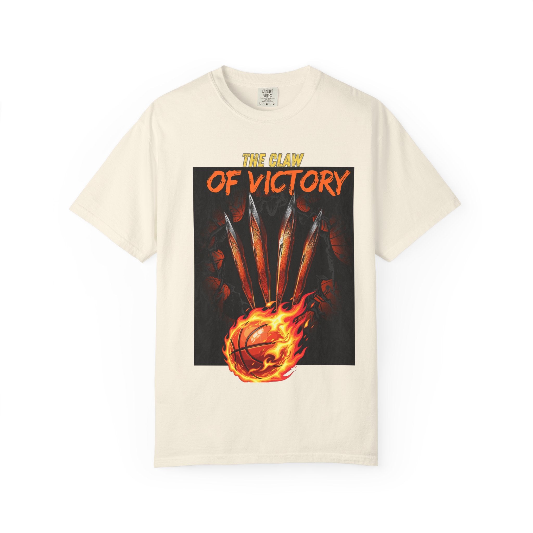 The Claw of Victory – Fierce Basketball Power DesignVictory Basketball Graphic T-Shirt