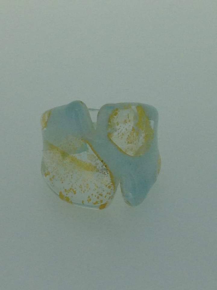 Murano glass ring Co core