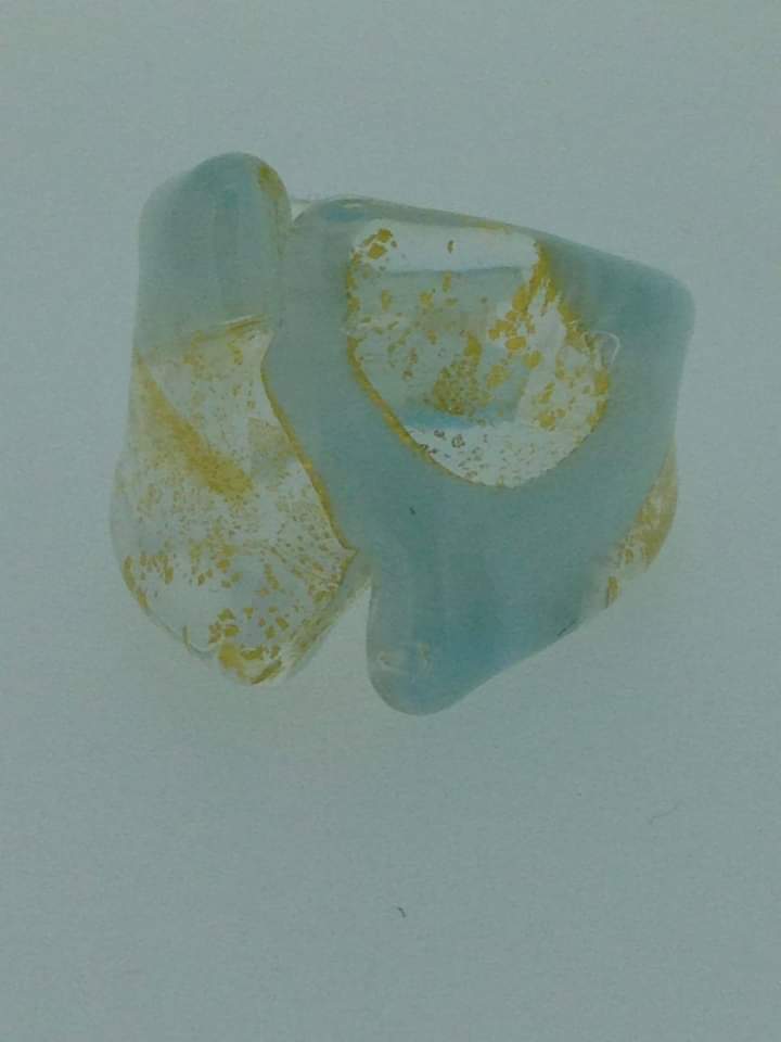 Murano glass ring Co core