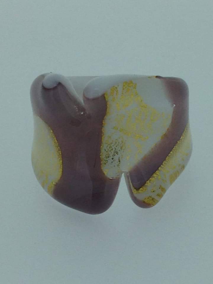 Murano glass ring Co core