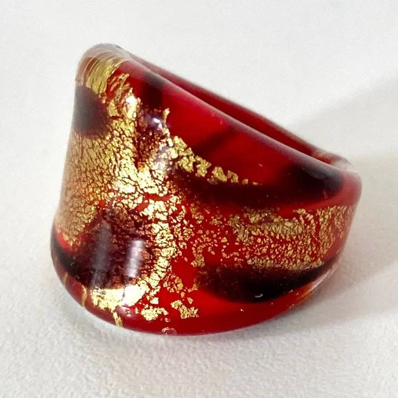 Murano glass ring