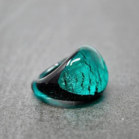 Murano glass ring