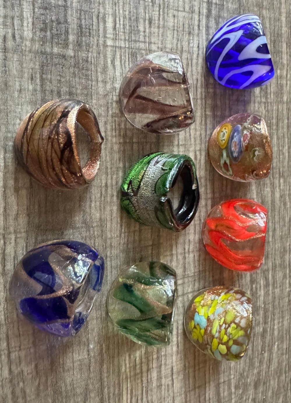 Murano glass ring