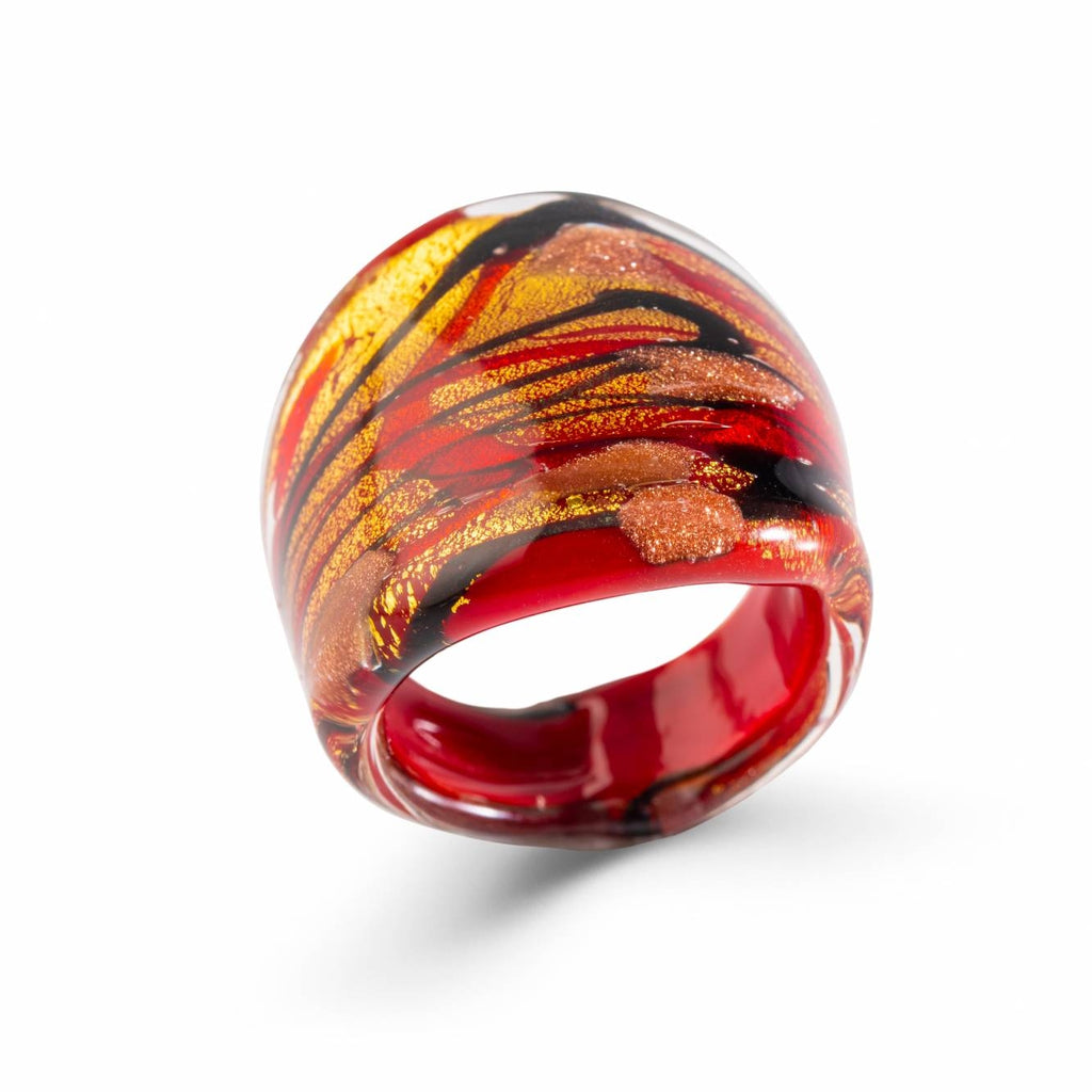 Murano glass ring