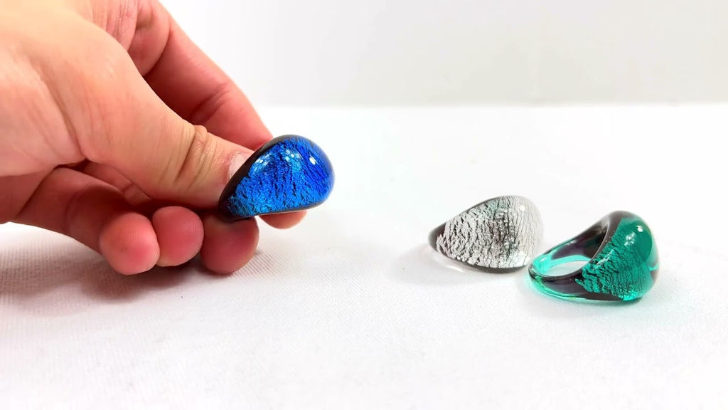 Murano glass ring QuachQai